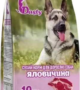 Паковання сухого корму Dasty Beef для собак